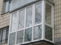 Французское остекление балкона пластиковыми окнами